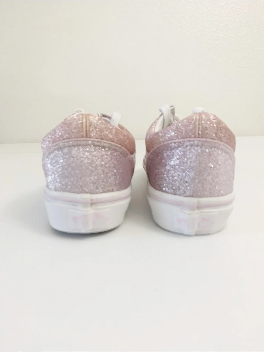 Vans Old Skool Glitter Pink Youth Sneakers ~ 2.5